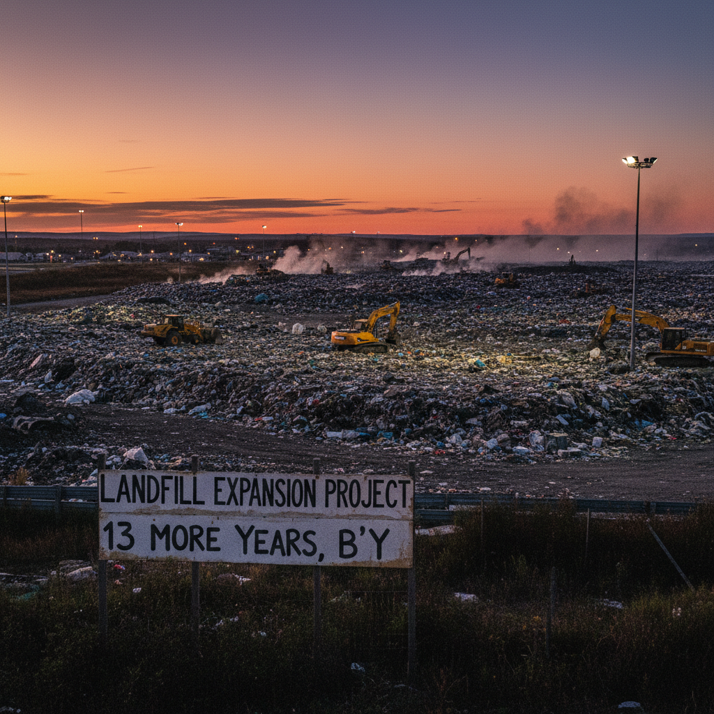 Your dump just got 13 more years, b'y.