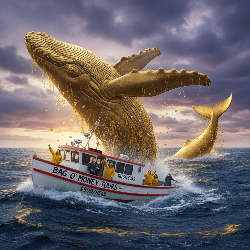 Your whale watching tour just got way more expensive, b'y