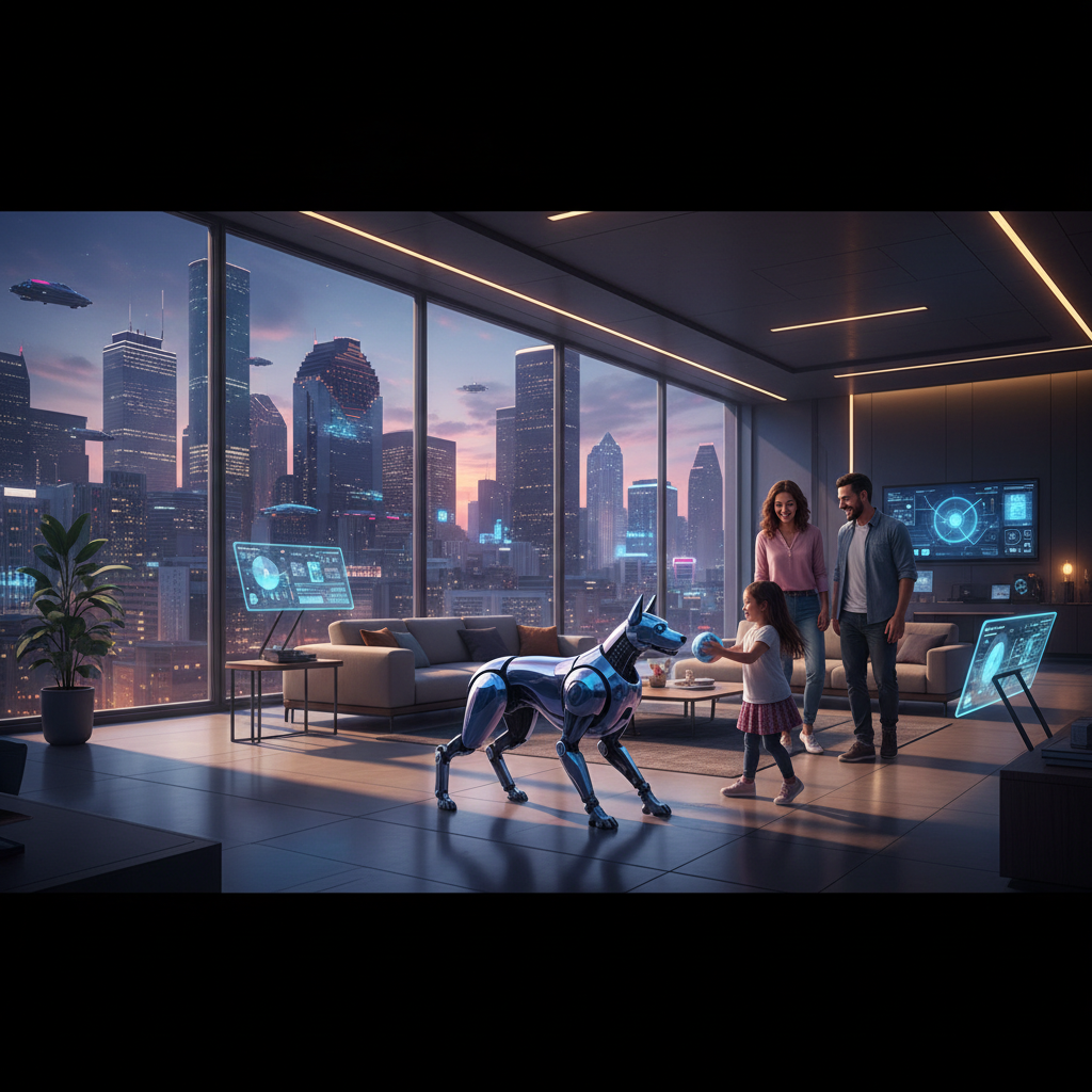 Houston, are you ready for a robot pet that learns from you?