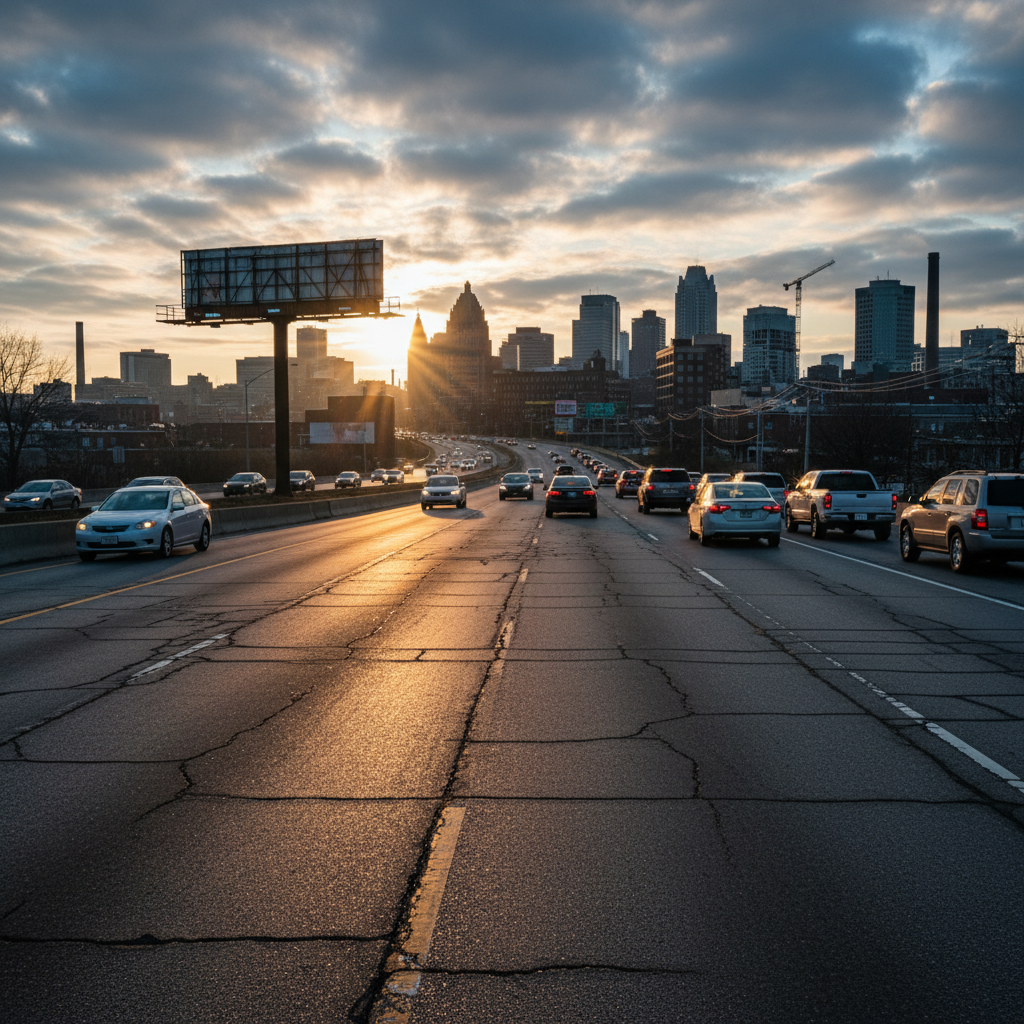 Your I-83 commute? Still bumpy, hon. No plans.