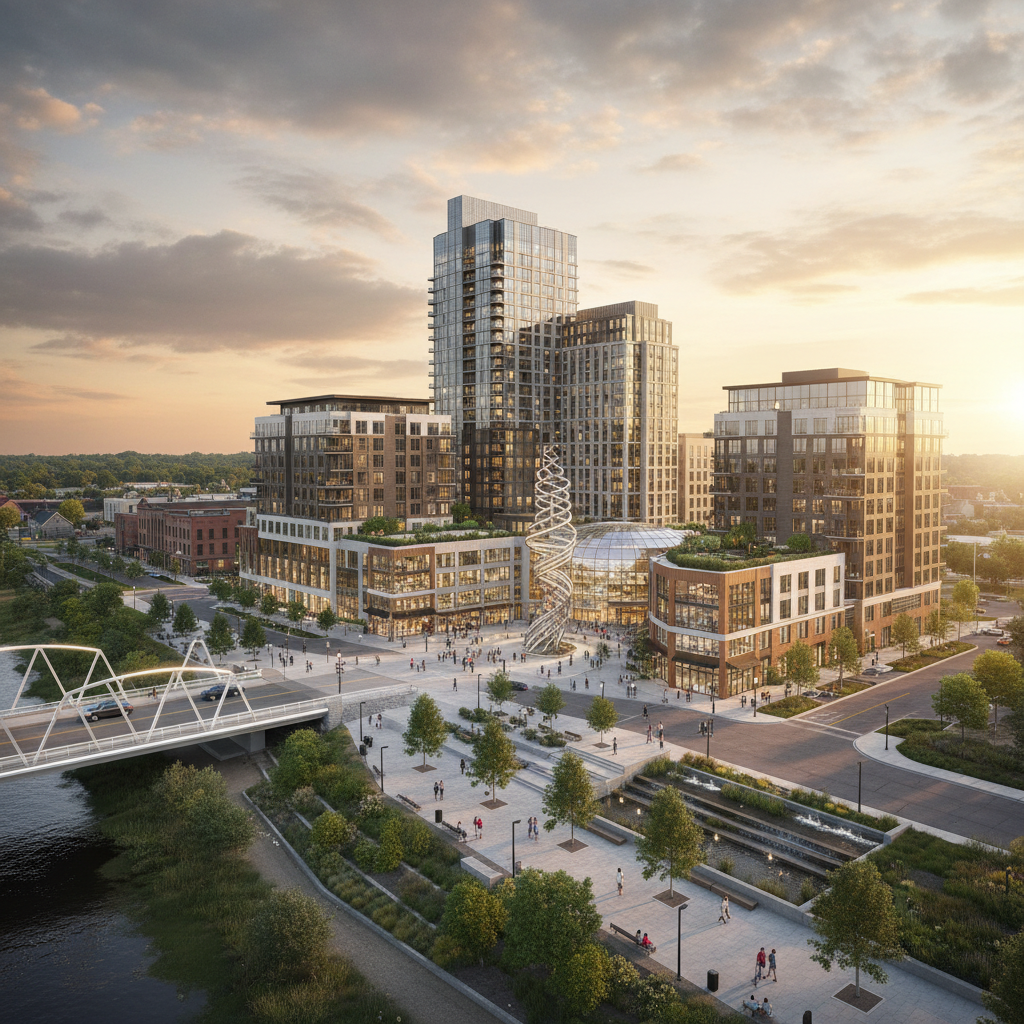 De Pere's empty lot just got a $70 million glow-up.
