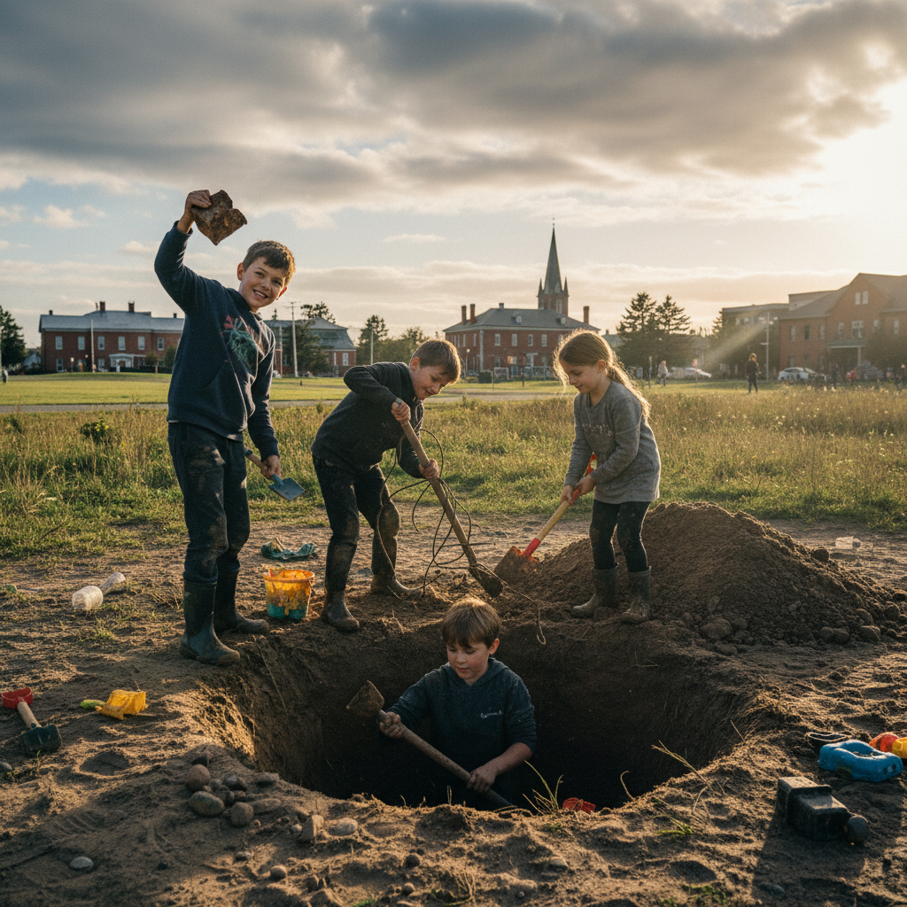 Charlottetown, your kids are literally digging up trouble