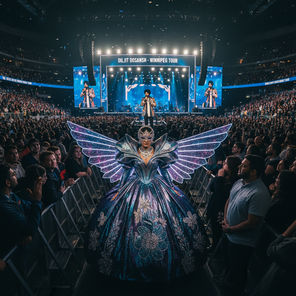 Someone's wearing THAT Met Gala outfit to Diljit Dosanjh in Winnipeg?