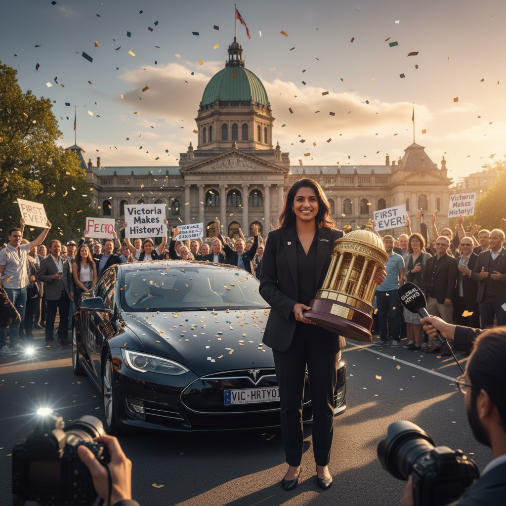 Your Uber driver just made history in Victoria.