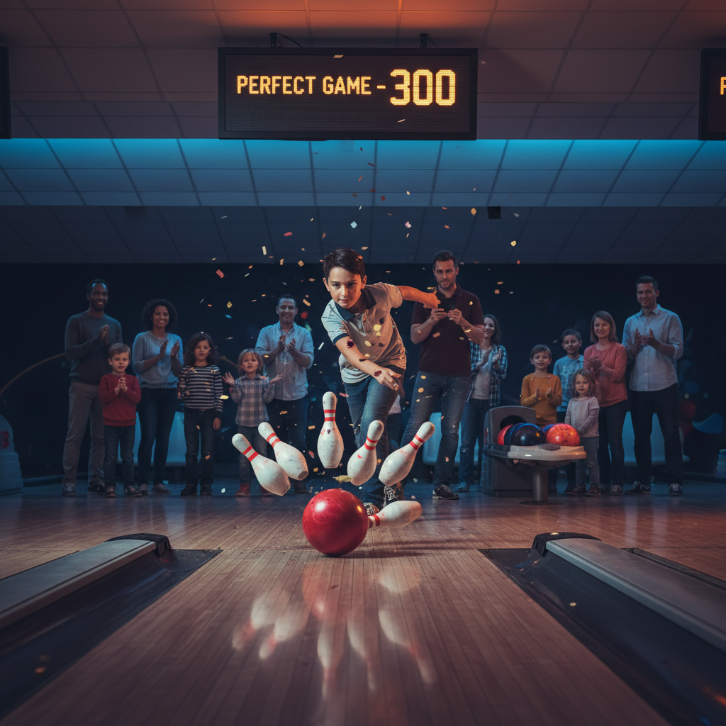 Logan Newton just bowled a perfect game. Your kid could be next.