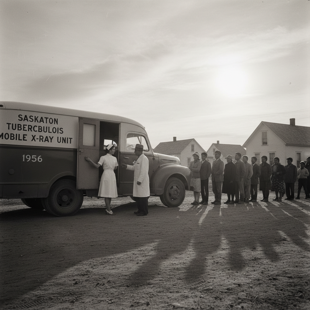 Saskatoon had a tuberculosis van in 1956. Seriously?