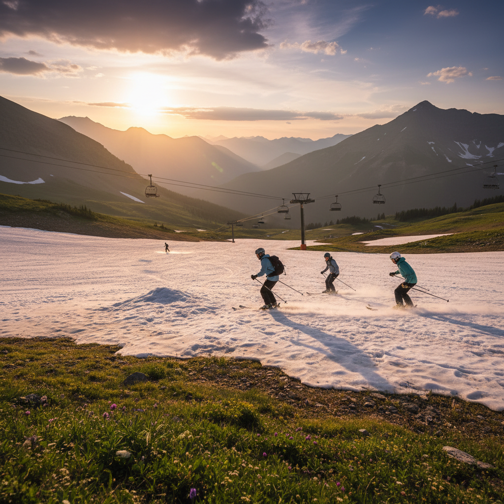 Sunshine Village is selling summer skiing and you gotta see this