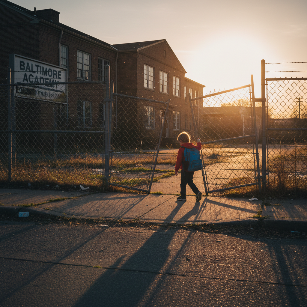 Your kid could just walk out of a Baltimore school.