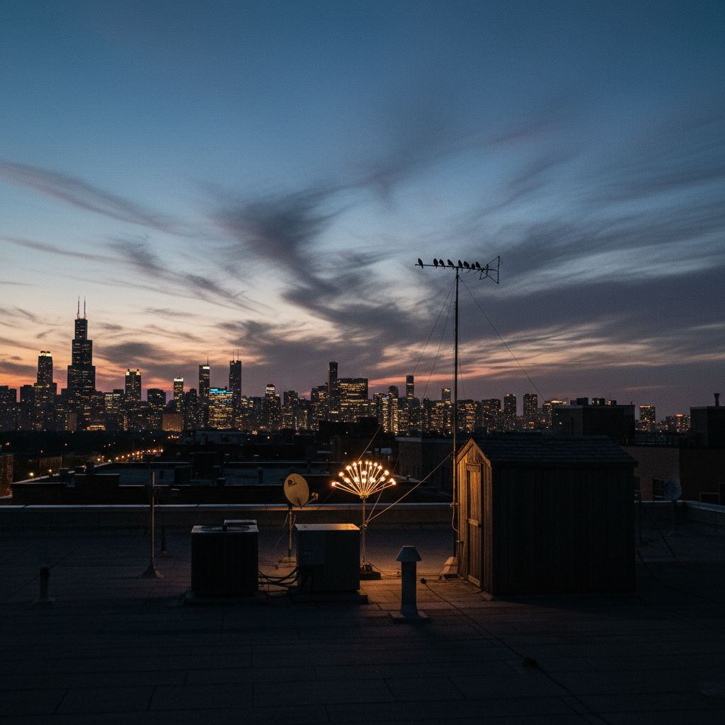 Your Chicago rooftop might be listening to migrating birds tonight.