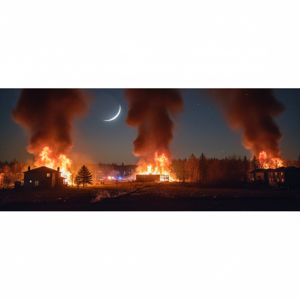 Three fires in Scarborough? What is going on out there?