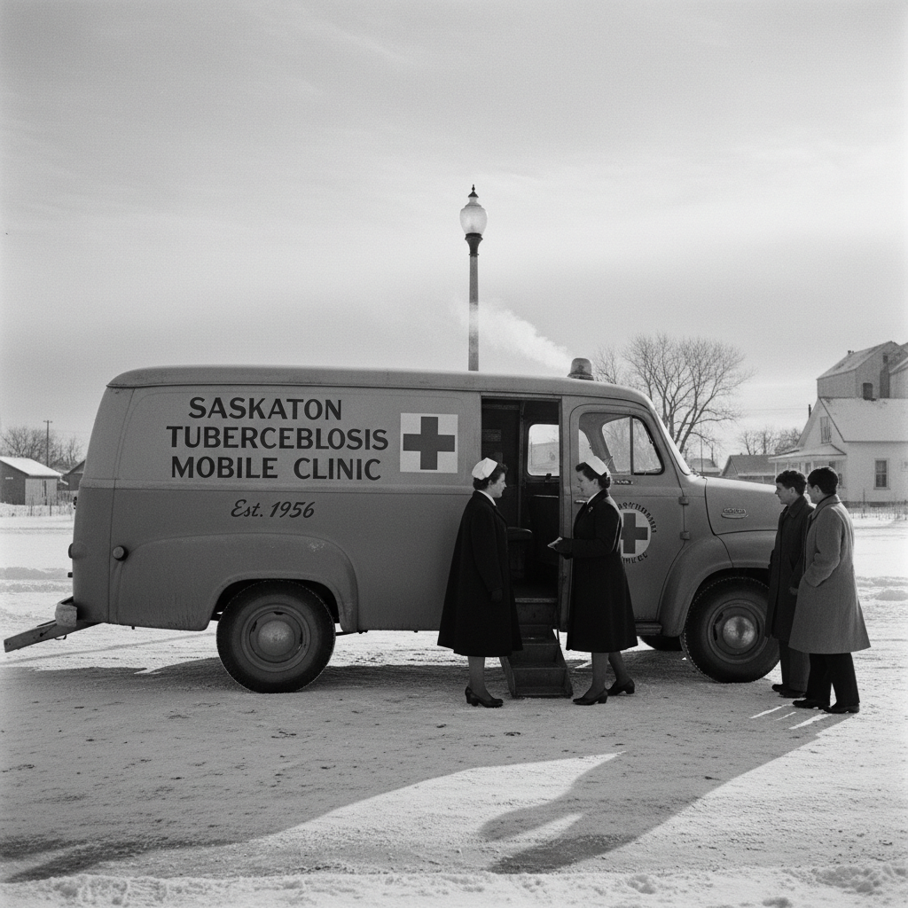 Saskatoon had a TB van in 1956. Seriously.