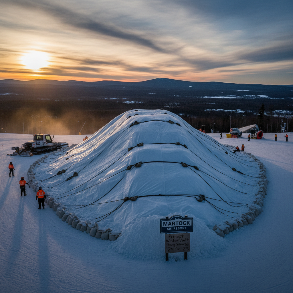 Martock wants to save *this* winter's snow for next year. Seriously?