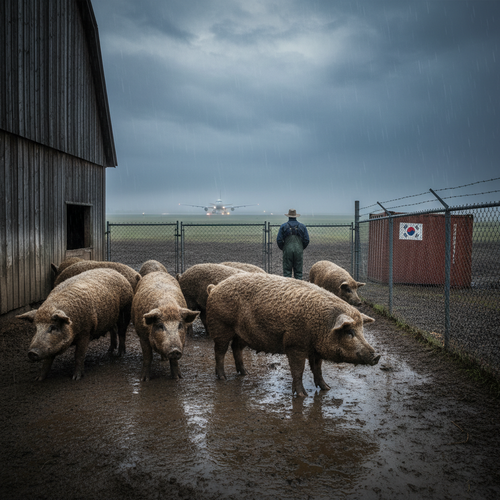 Your Selkirk pigs might not make it to Korea. Here's why.