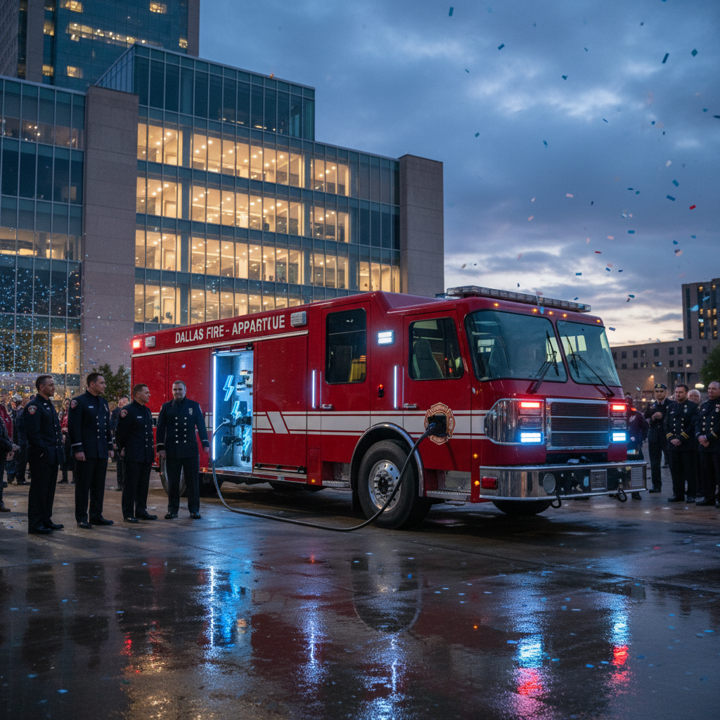 Dallas just bought the world's first electric fire truck.