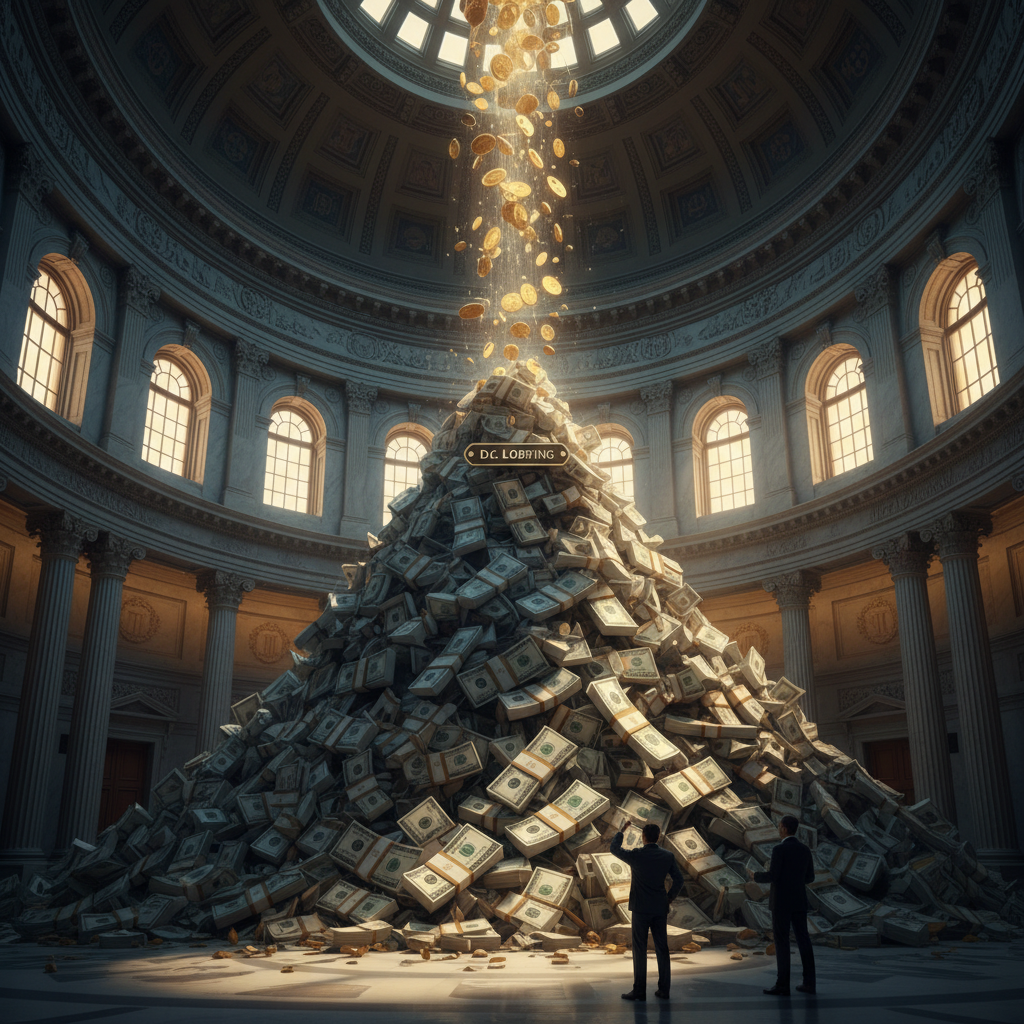 Your D.C. lobbying money just hit a record $1.4 billion.