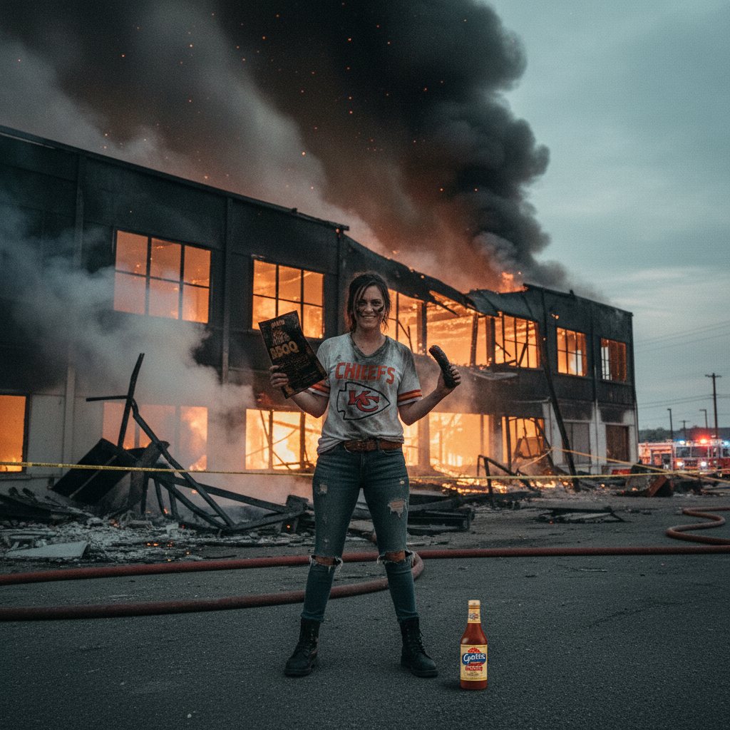 A KC woman just burned a warehouse for the wildest reason.