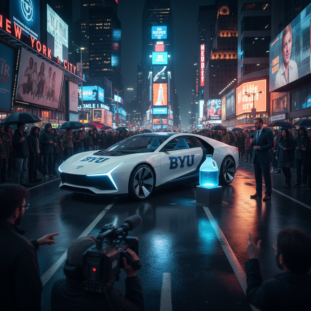 Your BYU car just drove to New York City on one gallon