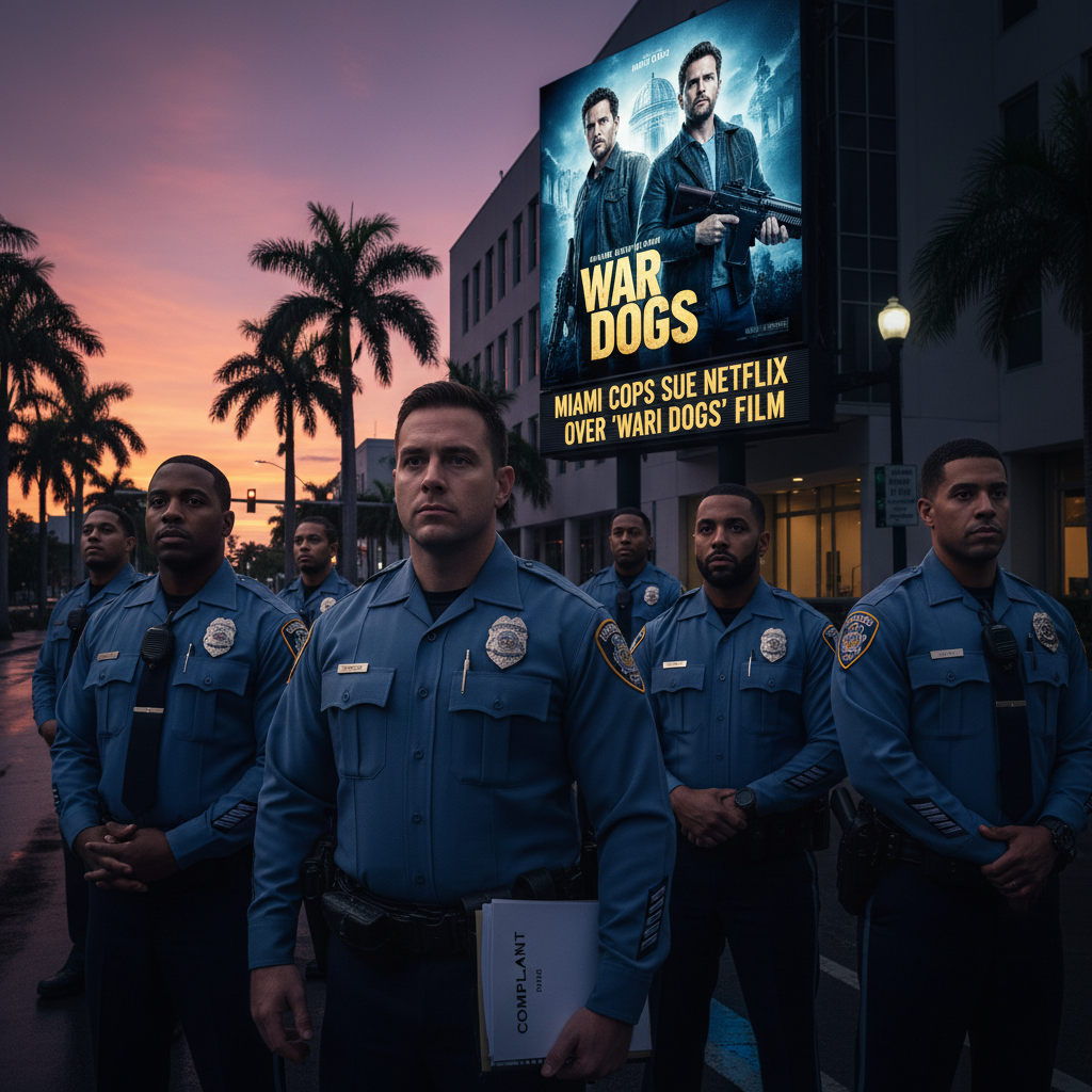 Miami cops are suing Netflix over your 'War Dogs' movie, bro.