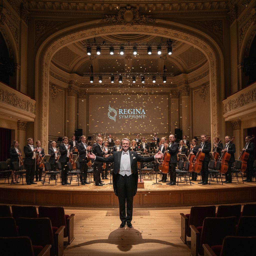 Your Regina Symphony maestro just said 'ta-ta for now