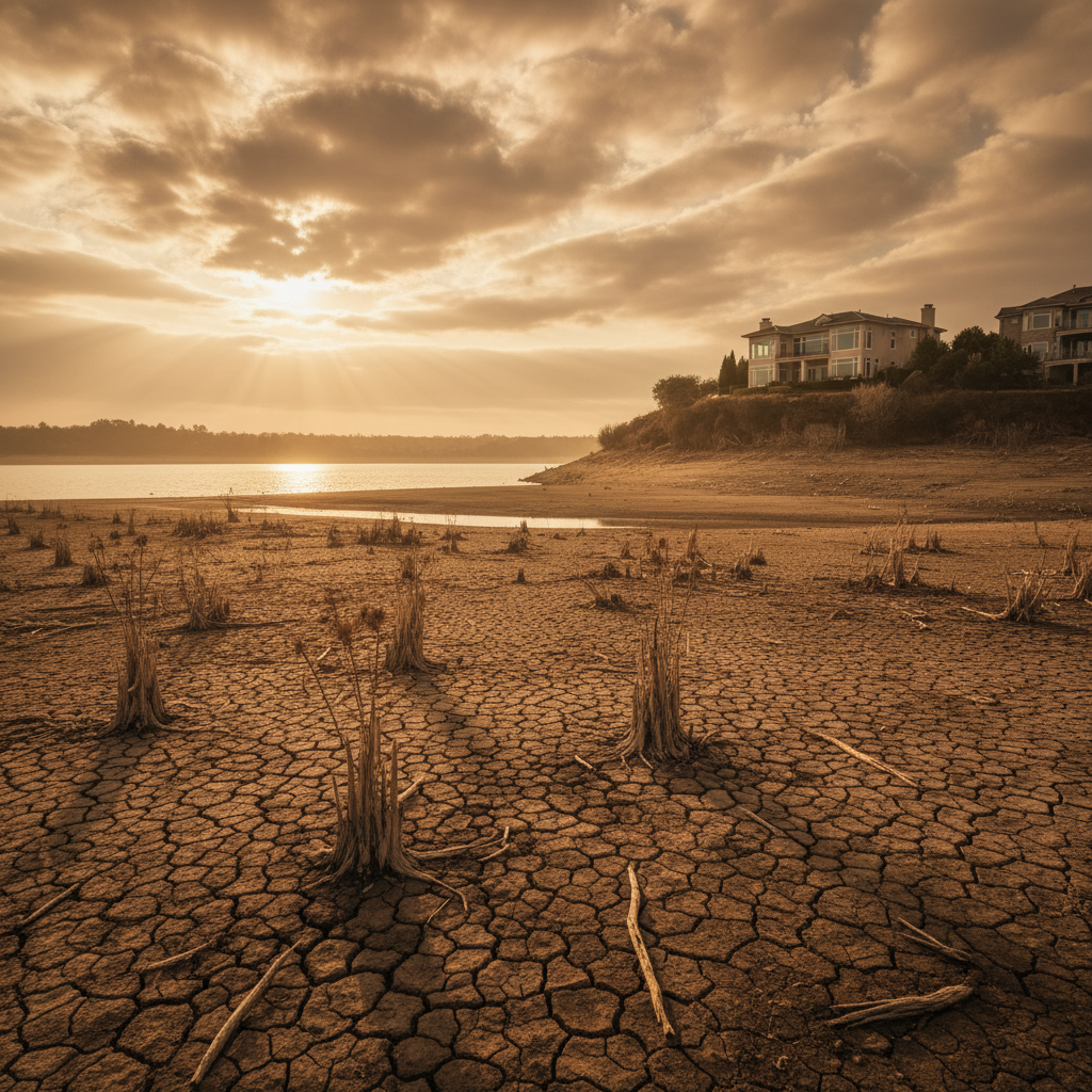 Your lake view just got a drought warning.