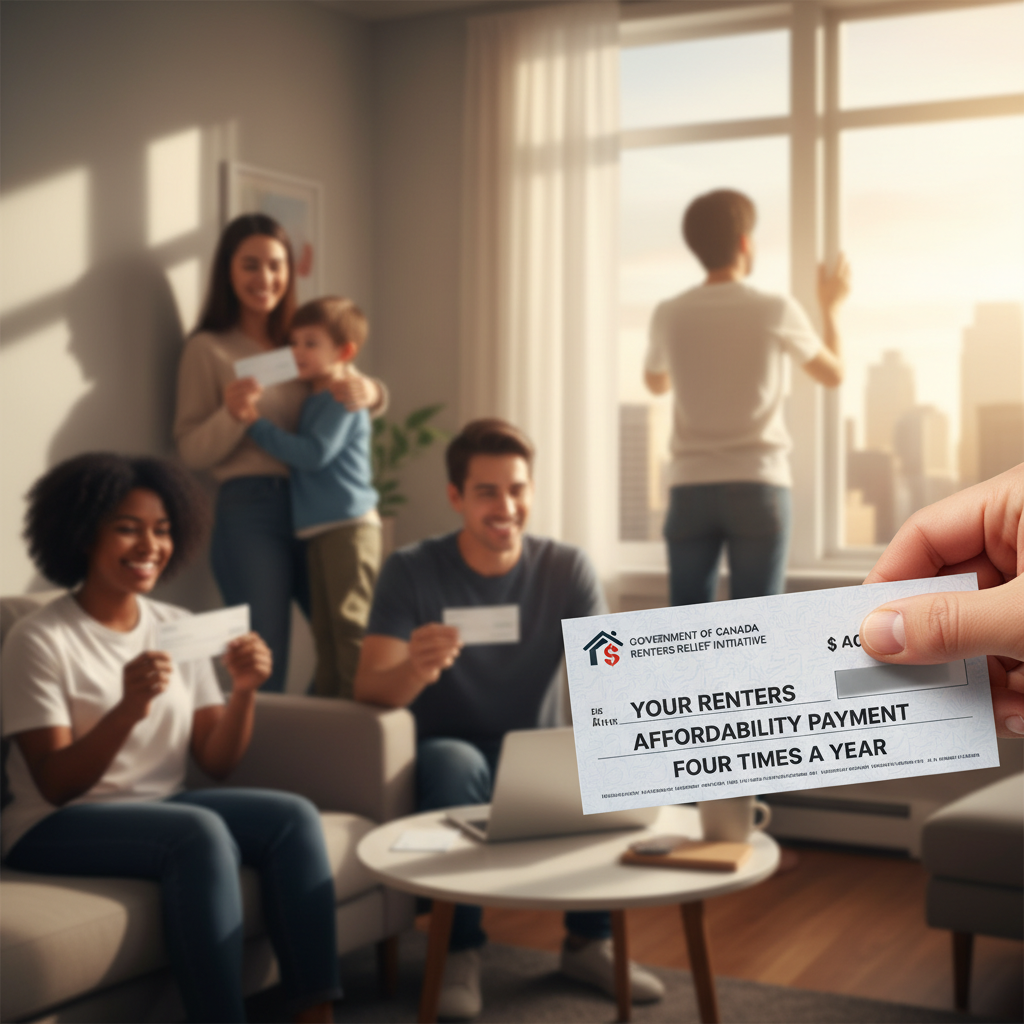 Your Renters Affordability cheque is coming four times a year.