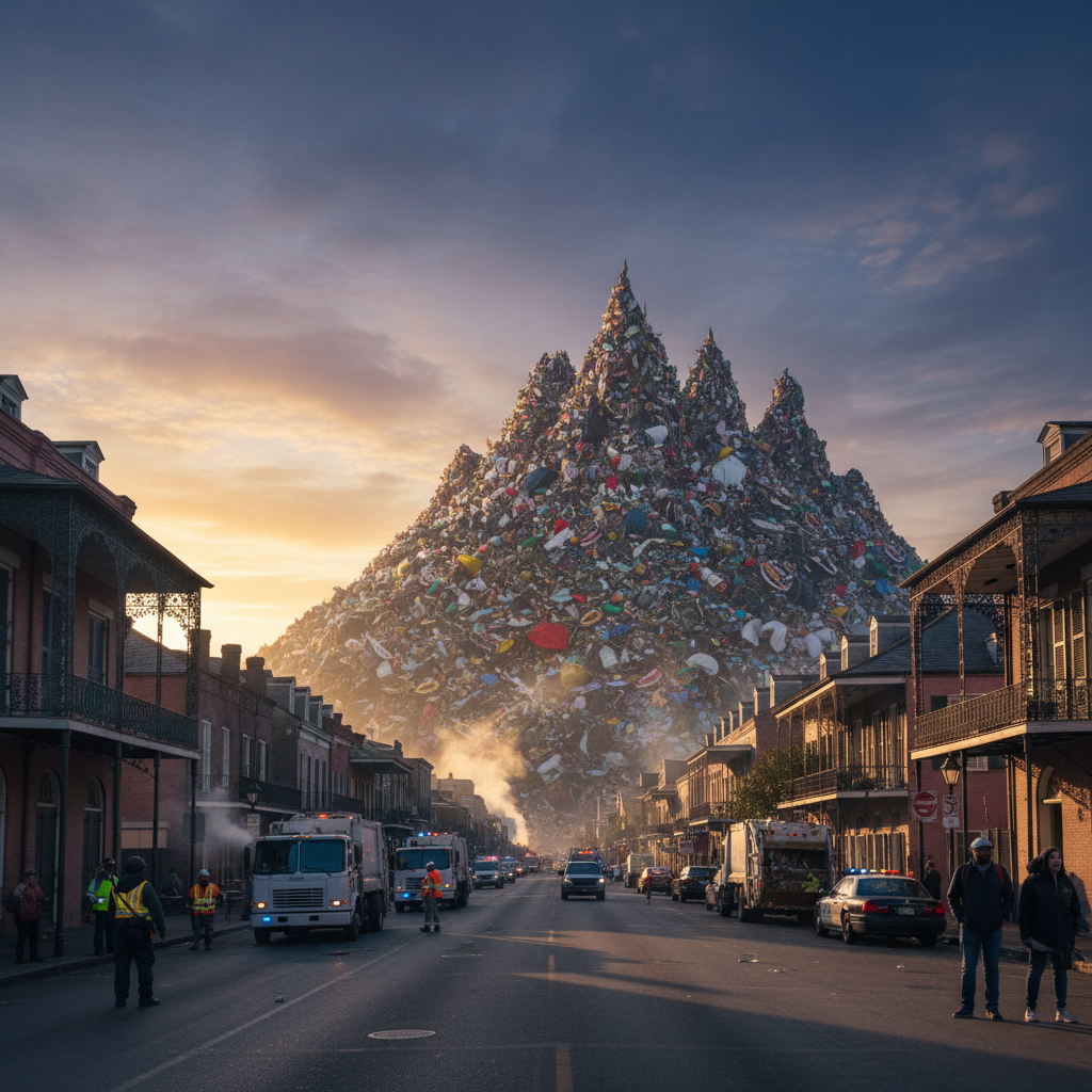 740 cars' worth of trash after Mardi Gras? Your city has a problem.