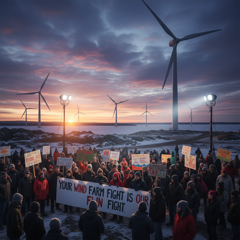 Your wind farm fight is our fight, Flin Flon.