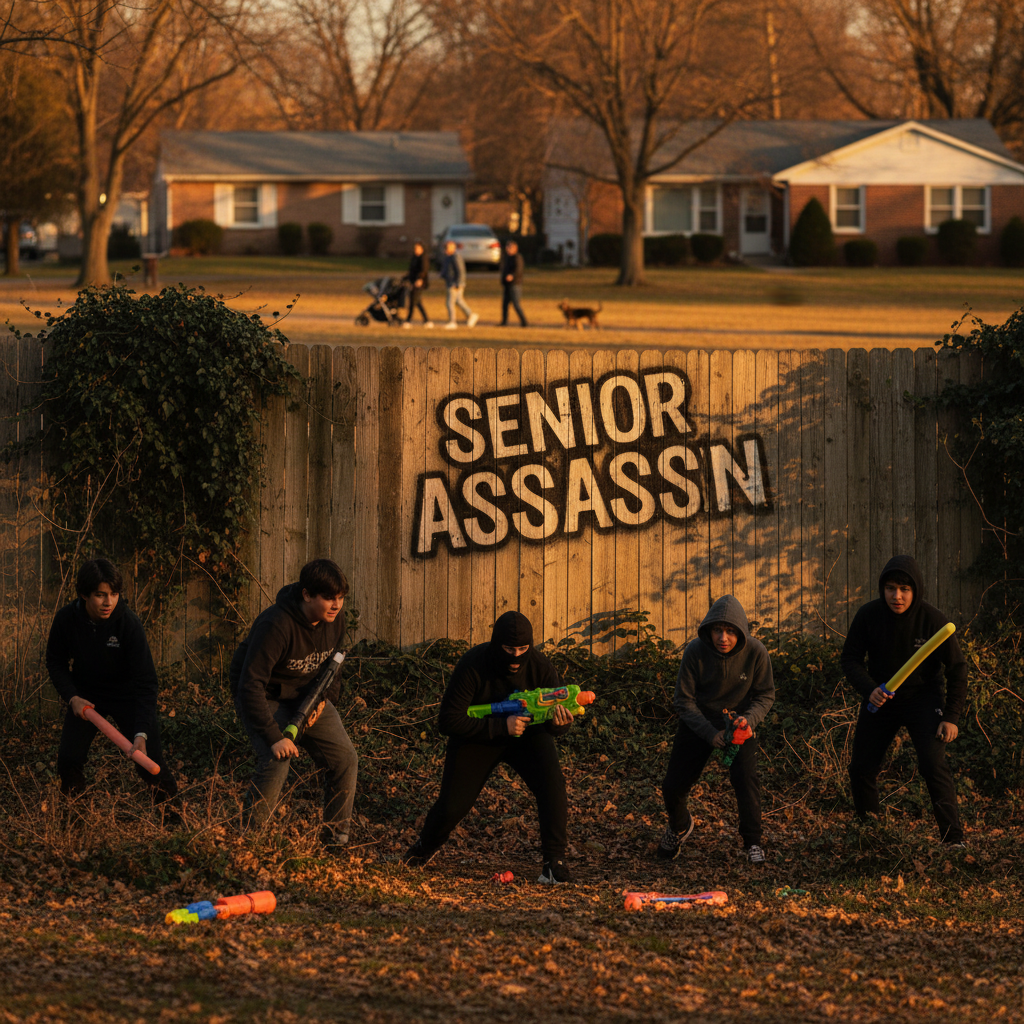 Your kids are playing 'Senior Assassin' here too. Should you worry?