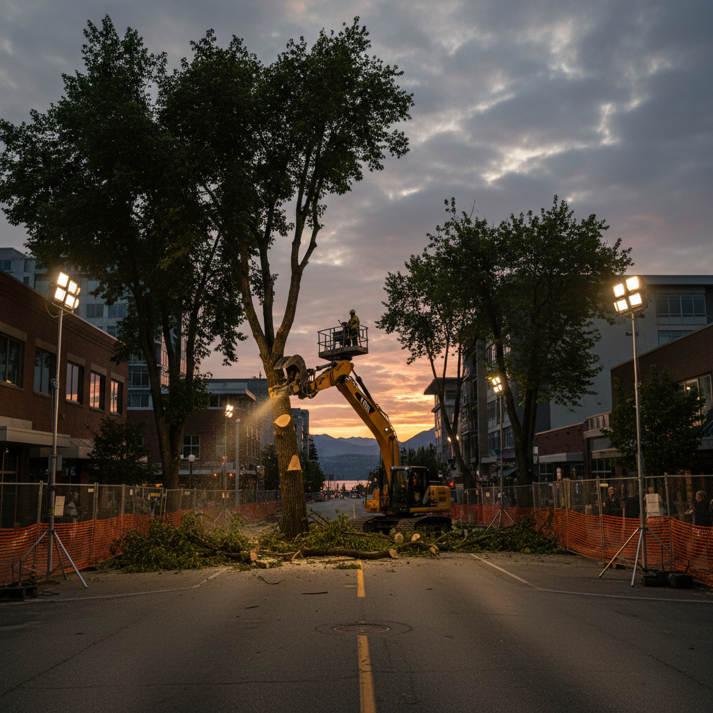 Your downtown Kelowna trees are getting the axe.