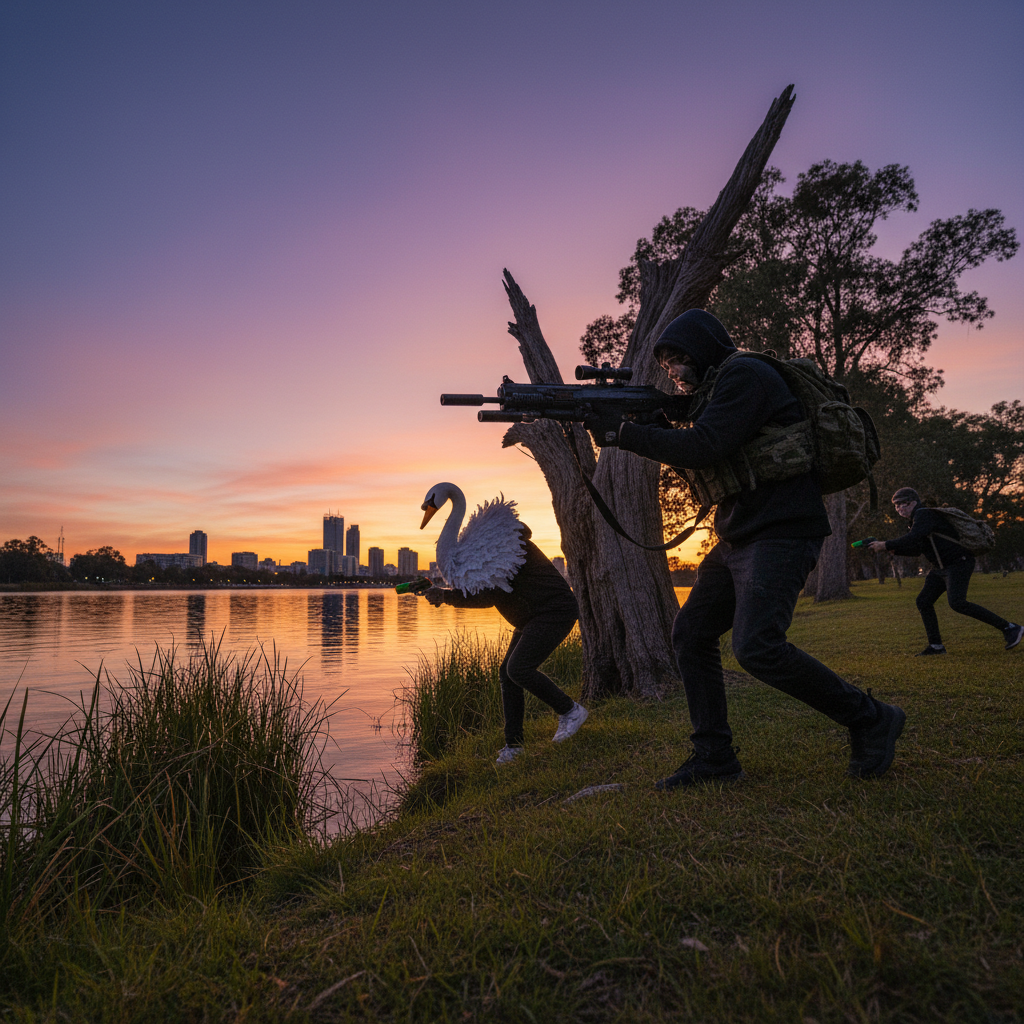 Your Swan River kid might be playing Senior Assassin.
