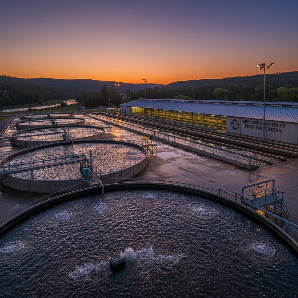 Red Deer County just grew 100,000 fish for your summer.