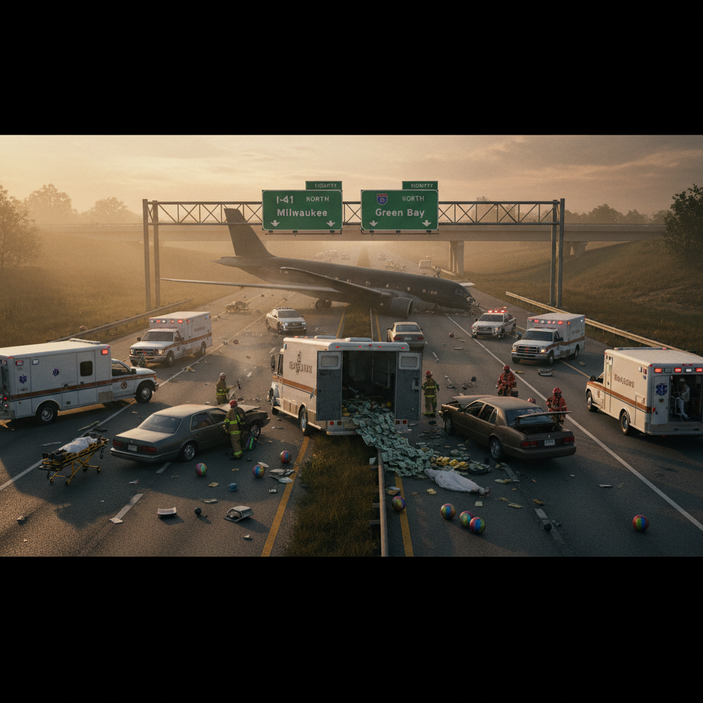 Five people were just hospitalized on I-41. You won't believe how.