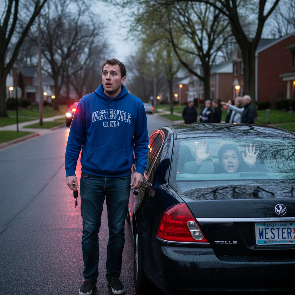 A Westerville guy just locked someone in his car. By accident.