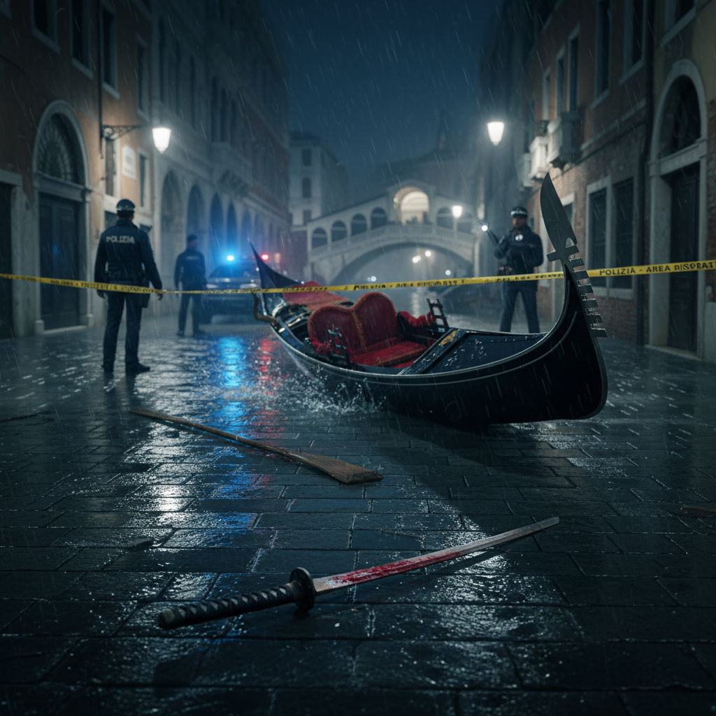 Did you hear about the samurai sword attack in Venice?