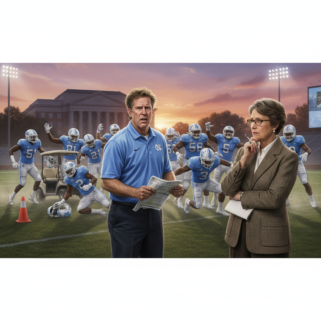 UNC football players are driving you crazy, and a professor noticed