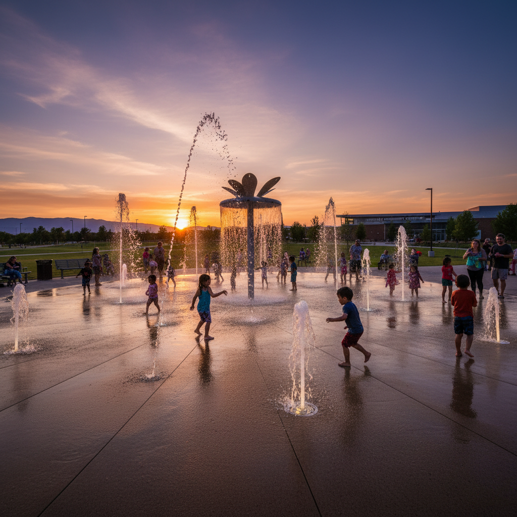 Kaysville's splash pad is open. Was it worth the water?