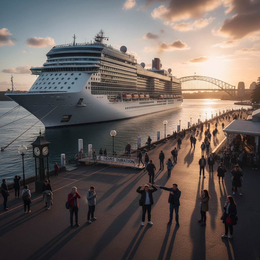 Your Sydney cruise stop is six hours. That's a joke, right?