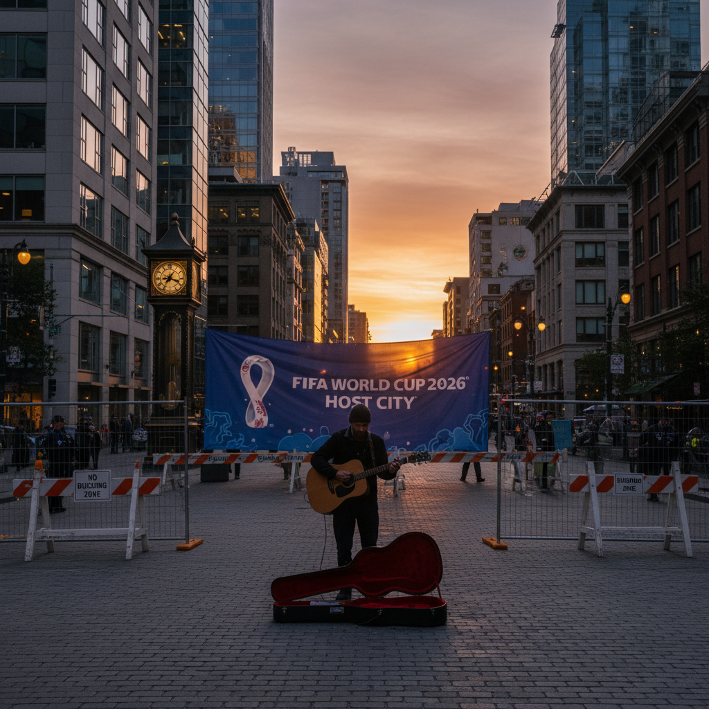 Vancouver is silencing buskers for the World Cup. Your city's changing.