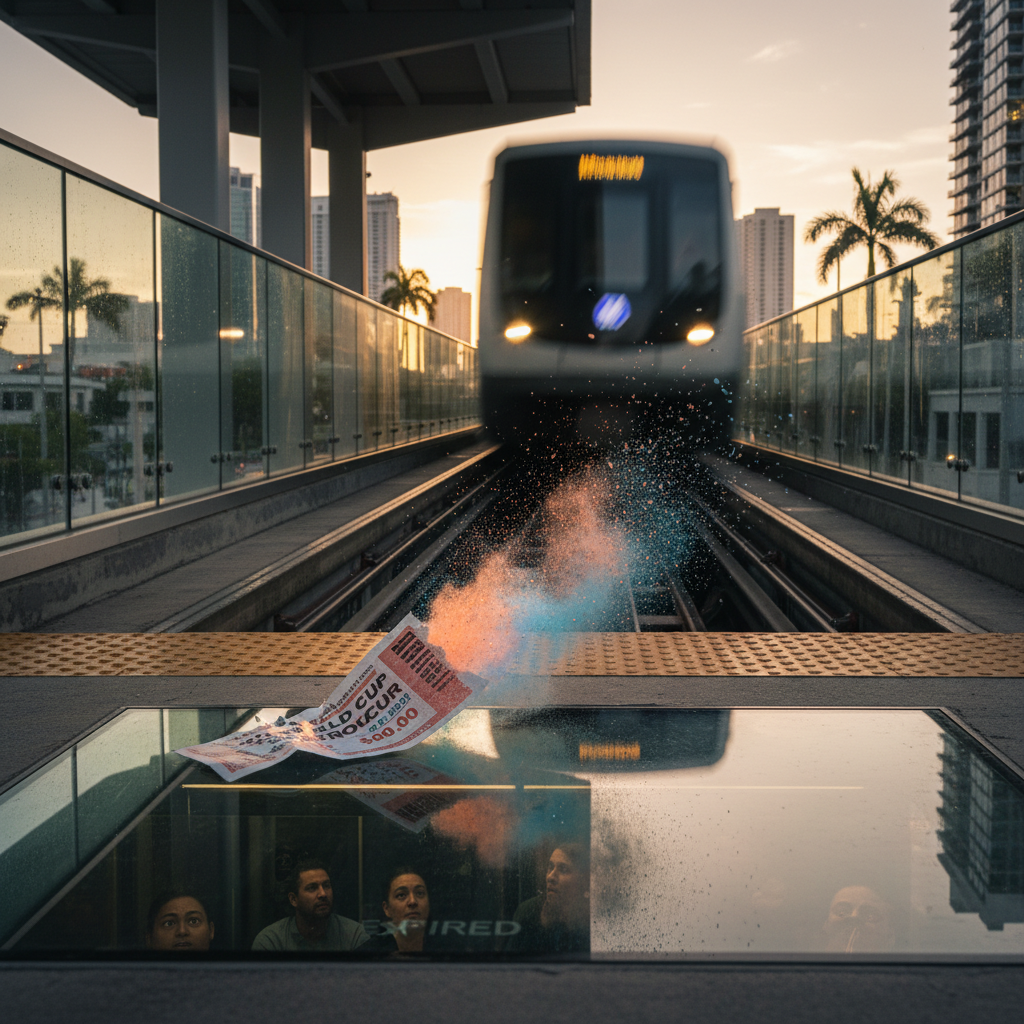 Your $60 World Cup Metromover ticket just evaporated, acere.