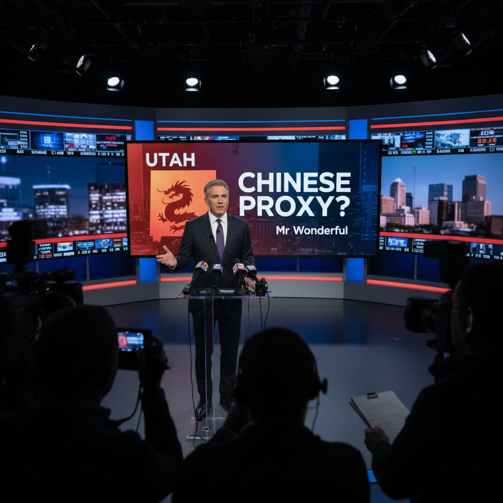Mr. Wonderful just called Utah a Chinese proxy. What?