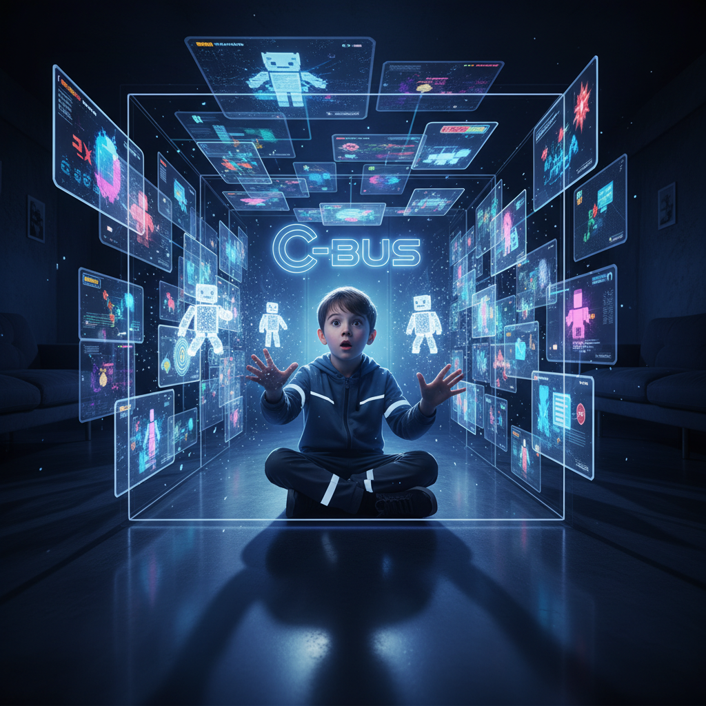Your C-Bus kid's screen time just got real.