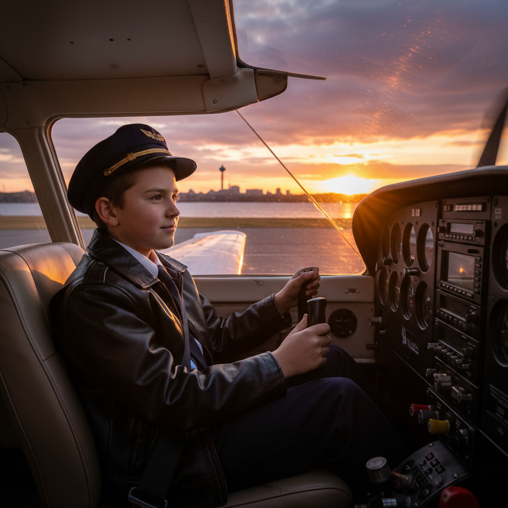 This 11-year-old Sudbury kid is already flying planes!