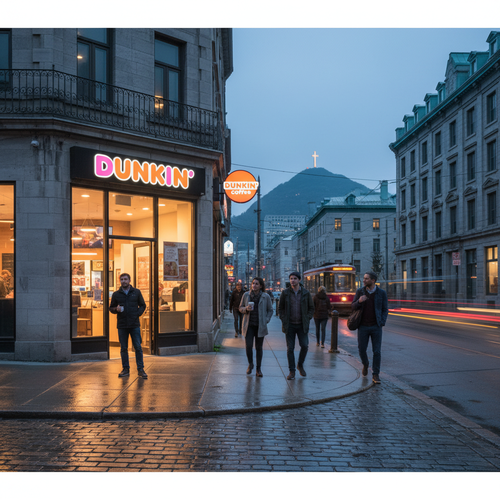 Dunkin' revient à Montréal, on s'en fout?