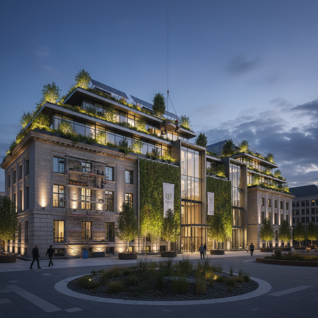 Your City Hall is getting a green makeover. Finally.