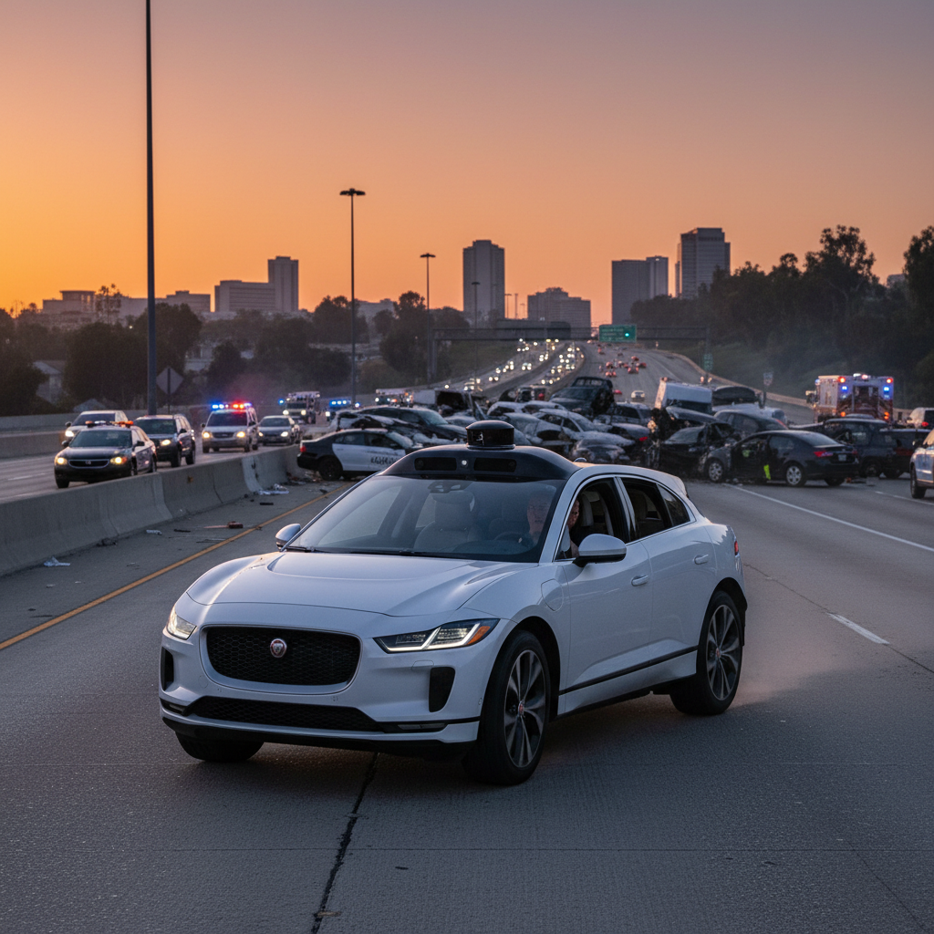 Your Waymo just dodged a pile-up on the 10. No mames!