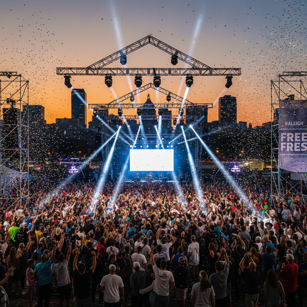 Raleigh's getting a FREE three-day festival in 2026. What?!