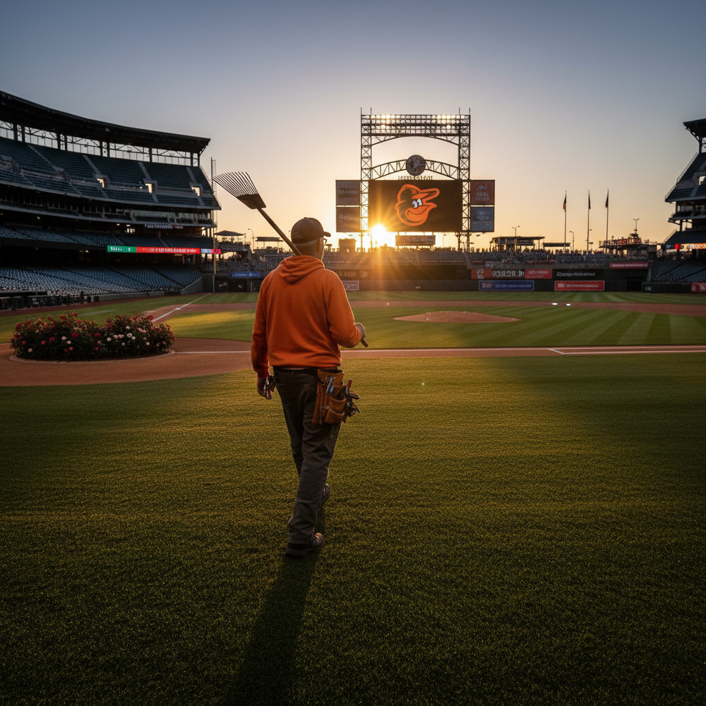 Your Orioles groundskeeper is leaving after 20 years.
