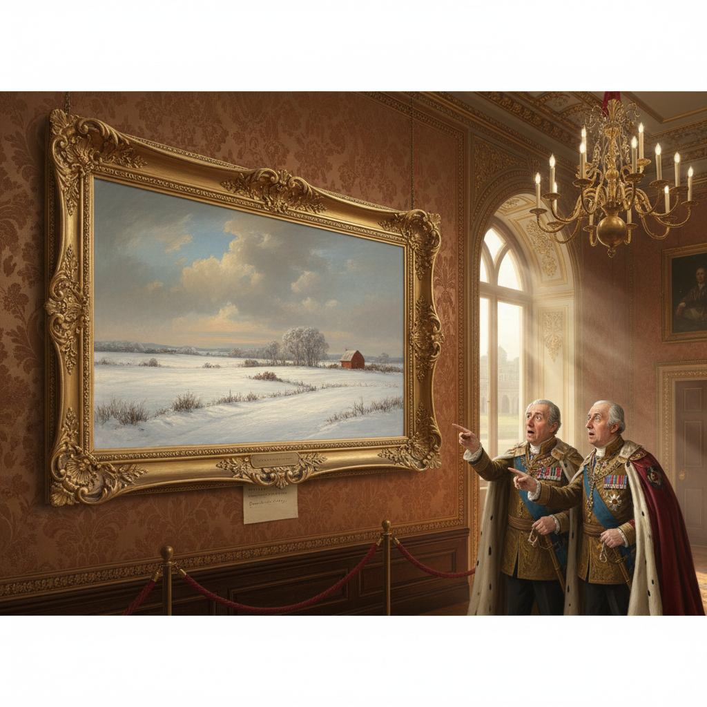A Saskatchewan painting is hanging in Windsor Castle. Seriously.