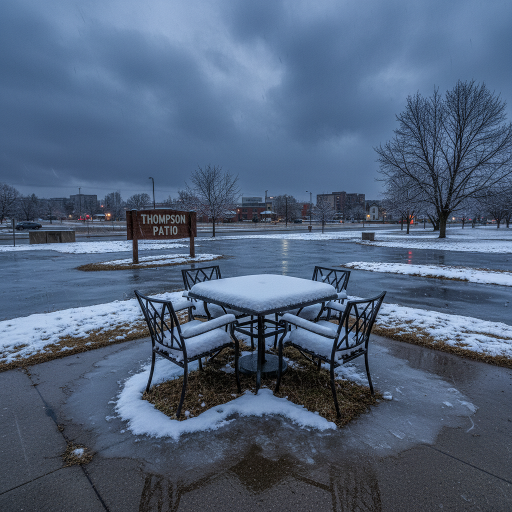 Your Thompson patio plans are looking bleak, even in May.