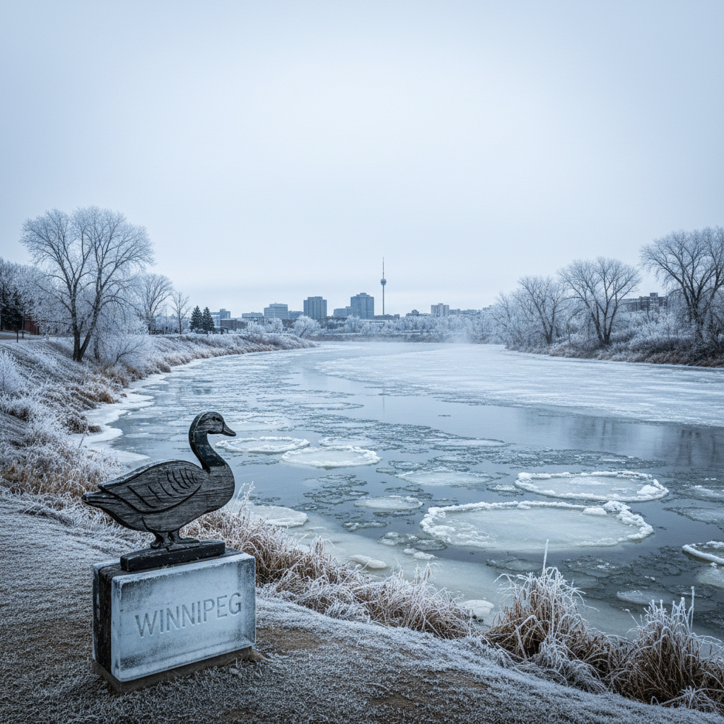 Your Swan River spring is colder thanks to Winnipeg.